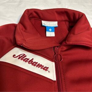 Alabama Crimson Tide Columbia Jacket Womens S Soft Shell Full Zip Jacket White